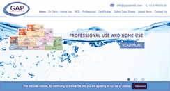 Desktop Screenshot of gapdental.com